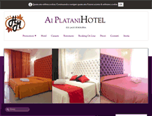 Tablet Screenshot of hotelplatani.it